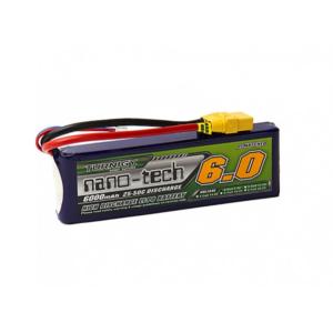 BATERIA NANOTECH 6000MAH 2S 25-50C XT90