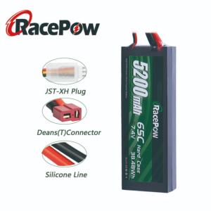 BATERIA DE ALTA CAPACIDAD RACEPOW  5200MAH 7,4V 2S 65c