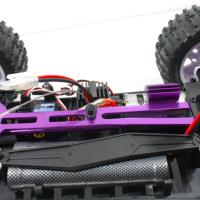 Coche Monster 4x4 1/10 Brontosaurus HSP escobillas Lipo 2S-3S NUEVA VERSION EMISORA AJUSTABLE