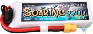 GENS ACE G-TECH SOARING 2200 mAh 11.1V 30C 3S1P WITH XT60-GEA223S30X6GT