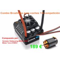 COMBO HOBBYWING MAX 8 Y MOTOR CORALLY 1750KV ESPECIAL KRATON