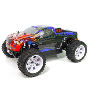 Coche Monster 4x4 1/10 Brontosaurus HSP escobillas Lipo 2S-3S