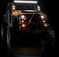 DF-Models 3163 DF-4S PRO Crawler 1:10, distancia entre ejes de 313 mm, 2,4 GHz RTR, amarillo en caja de transporte