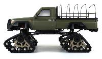 Coche Rock Crawler Land Cruiser 1/10 ARTR JUNGLE KING ROCK YK4102-6 emisora 4CH 2.4G tracción 4x4 ORUGAS YIKONG