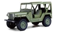 AMEWI 22386 Jeep 4WD Crawler M151 militar estadounidense 1/14 LED 2,4 GHz RTR, verde