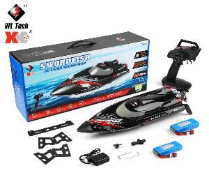 Lancha radio control brushless WLTOYS WL916 RTR con auto enderezamiento 55km/h + BATERIA EXTRA 2.200mAh 11,1v