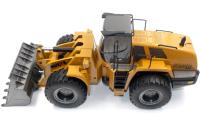 Cargadora HUINA 1583 V4 PRO Bulldozer Retroexcavadora 1/14 metal profesional 10 canales RTR 583 con bateria extra