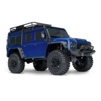  TRAXXAS TRX-4 4WD 1/10 SCALE & TRAIL CRAWLER LAND ROVER DEFENDER AZUL CON LIPO Y CARGADOR