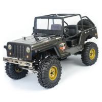 COCHE CRAWLER REALISTIC JEEP 1/10 RGT86010JK-DG WATERPROOF 4X4 GRIS OSCURO RTR