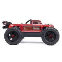 Camión acrobático ARRMA ARA4410V2T4 OUTCAST 4X4 4S V2 BLX 1/10 RTR, rojo