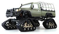 Coche Rock Crawler Land Cruiser 1/10 ARTR JUNGLE KING ROCK YK4102-6 emisora 4CH 2.4G tracción 4x4 ORUGAS YIKONG