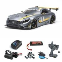 Tamiya 58639BLSET Mercedes-AMG GT3 (TT02) kit brushless edition juego completo