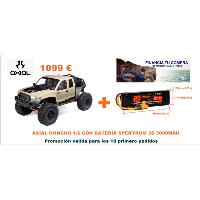 AXIAL SCX6 1/6 TRAIL HONCHO BRUSHLESS 4WD RTR CON BATERIA SPEKTRUM 5000MAH 3S