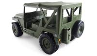 AMEWI 22386 Jeep 4WD Crawler M151 militar estadounidense 1/14 LED 2,4 GHz RTR, verde