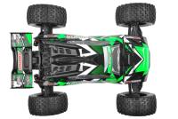 Corally C-00272-S KRONOS 2.0 - 1/8 Monster Truck LWB 4-6S Brushless RTR Bashbar instalado, patines delanteros y traseros instalados, hasta más de 100 km/H