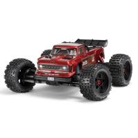 Camión acrobático ARRMA ARA4410V2T4 OUTCAST 4X4 4S V2 BLX 1/10 RTR, rojo