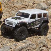 AXIAL SCX24 JEEP WRANGLER JLU ROCK CRAWLER RTR 1/24 BLANCO