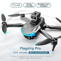 Dron brushless S138 con cámara 4K dual con FPV, altitud estable, evita obstaculos, plegable con 2 baterías