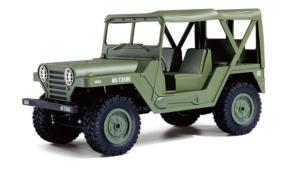 AMEWI 22386 Jeep 4WD Crawler M151 militar estadounidense 1/14 LED 2,4 GHz RTR, verde