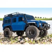  TRAXXAS TRX-4 4WD 1/10 SCALE & TRAIL CRAWLER LAND ROVER DEFENDER AZUL CON LIPO 6500 MAH 2S Y SERVO 35KG