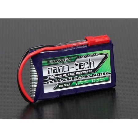 Batería Turnigy Nanotech 350mAh 1S(3,7V) 65-130C