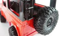 AMEWI 22380 Vehículo todoterreno 4WD Rock Crawler kit 1:12, rojo