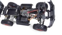 AMEWI 22434 AMXRock RCX10P Escala Crawler Pick-Up 1:10 2.4GHz RTR, blanco 6 canales, bloqueos de diferencial, ¡2 velocidades!