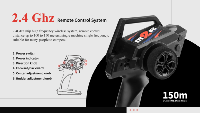 Lancha radio control brushless WLTOYS WL916 RTR con auto enderezamiento 55km/h + BATERIA EXTRA 2.200mAh 11,1v