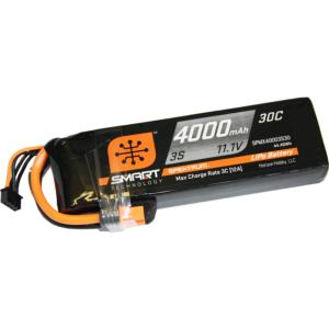 LIPO  SPEKTRUM 4000mAH 11.1V 3S 30C G2 IC3