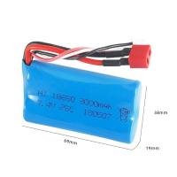 BATERIA LIPO 2200MAH 7,4V COCHES 144001 12428 Y 124019 WLTOYS