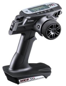 Mando a distancia Sanwa 101A32571B MX-6 DRY 3CH 2,4 GHz FHE + 2 receptores RX-391W