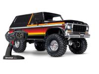 Traxxas 82046-4S1 TRX-4 Ford Bronco XLT 1/10 Crawler RTR + Batería LiPo de 6700 mAh + Cargador con batería Lipo de 50 C y cargador rápido RC